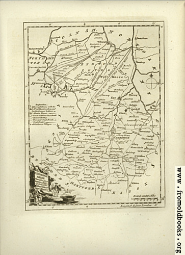 [Picture: Antique Map of Cambridgeshire]