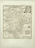 [Picture: Antique Map of Devonshire]