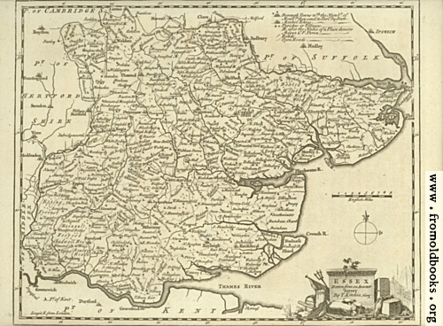 [Picture: Antique Map of Essex]