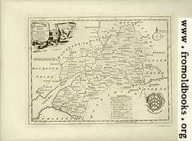 Antique Map of Glocestershire