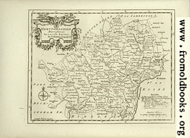 Antique Map of Hertfordshire