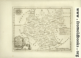 Antique Map of Leicestershire