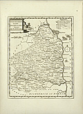 [Picture: Antique Map of Northumberland]