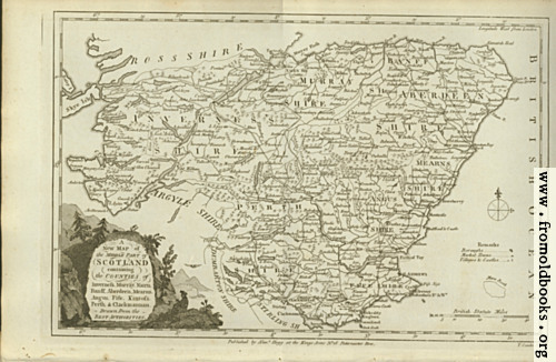 [Picture: Antique Map of the Middle Portion of Scotland]