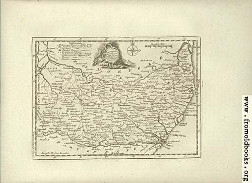 [Picture: Antique Map of Suffolk]