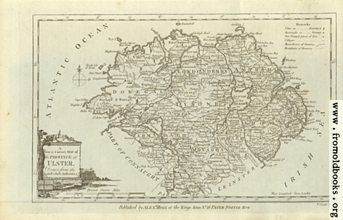 [Picture: Antique Map of Ulster]