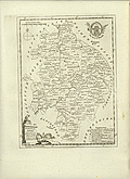 [Picture: Antique Map of Warwickshire]