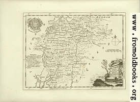 Antique Map of Westmoreland [Westmorland]