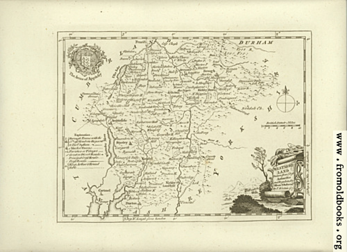 [Picture: Antique Map of Westmoreland [Westmorland]]