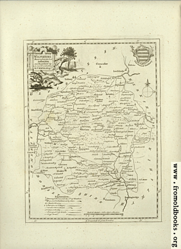 [Picture: Antique Map of Wiltshire]