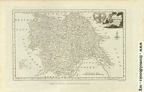 [Picture: Antique Map of Yorkshire]