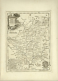 Antique Map of Worcestershire