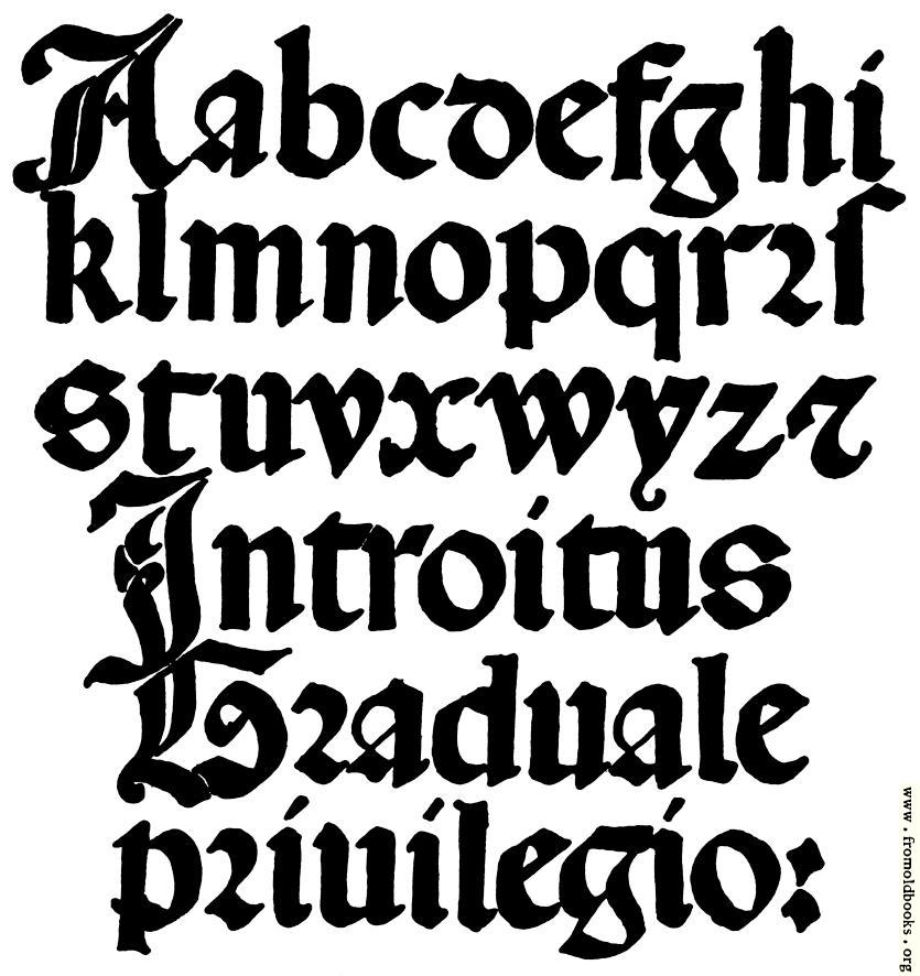 [Picture: 141.—Italian Round Gothic Small Letters.  16th Century.]
