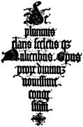 [Picture: 147.—Italian Blackletter Title-Page.  Jacopus Foresti, 1497.]