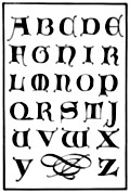 [Picture: 156.—Uncial Gothic Capitals. 14th Century.]