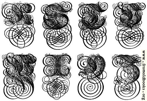 [Picture: 169.—German Gothic Initials (R to Z)]