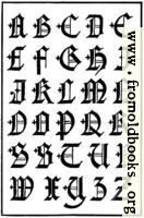 171.—English Gothic Capitals.  16th Century.