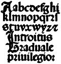 141.âItalian Round Gothic Small Letters. 16th Century.