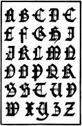 171.âEnglish Gothic Capitals. 16th Century.