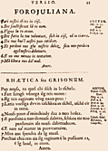 [Picture: 35: Forojuliana, Rhætica seu Grisonum.]