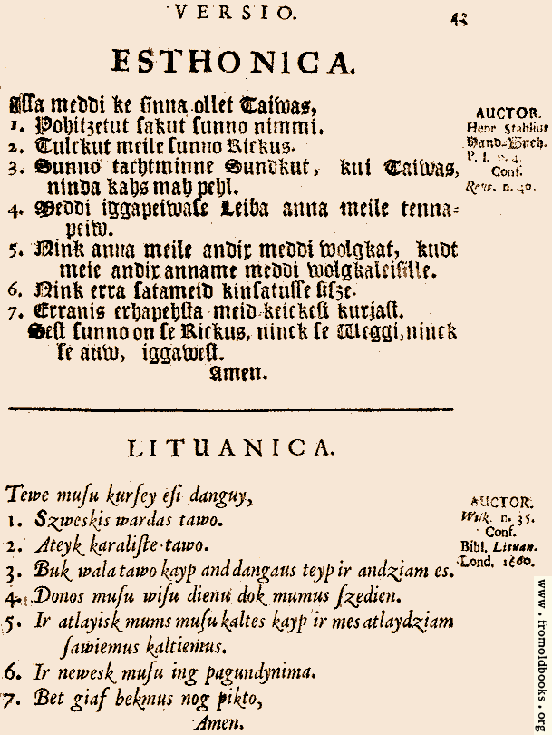 [Picture: 43: Esthonica, Lituanica]