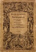 [Picture: Book cover, Ornamentik Der Renaissance (Vol. I.)]