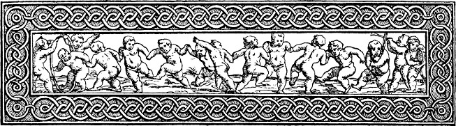 [Picture: Chapter head: cherubs playing games]