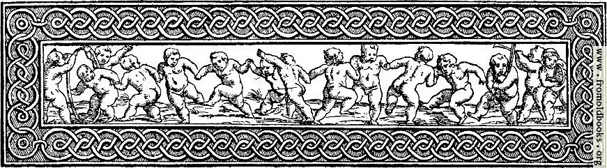 [Picture: Chapter head: cherubs playing games]
