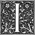 [Picture: Decorative initial letter I]