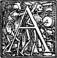 [Picture: 62a.—Initial capital letter “A” from Dance of Death Alphabet]