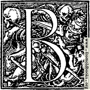 [Picture: 62b.—Initial capital letter “B” from Dance of Death Alphabet]