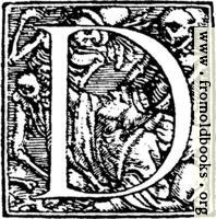 62d.—Initial capital letter “D” from Dance of Death Alphabet