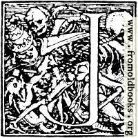 62j.—Initial capital letter “J” for Dance of Death Alphabet.