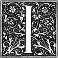 Decorative initial letter I