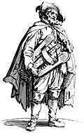 [Picture: 154.—Beggar with Hurdygurdy.]