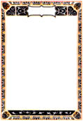 [Picture: Ornate Early Victorian full-page Geometric Border]