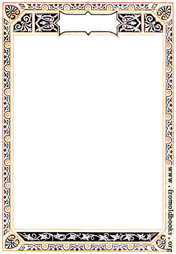 [Picture: Ornate Early Victorian full-page Geometric Border]