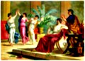 [Picture: Greek dances after a meal.]