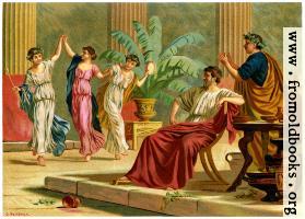 [picture: Greek dances after a meal.]