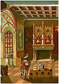 [Picture: Inside a feudal castle hall]