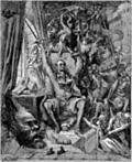 [Picture: Don Quixote in his Study]