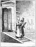 [Picture: An Egyptian Priest and Scribe]