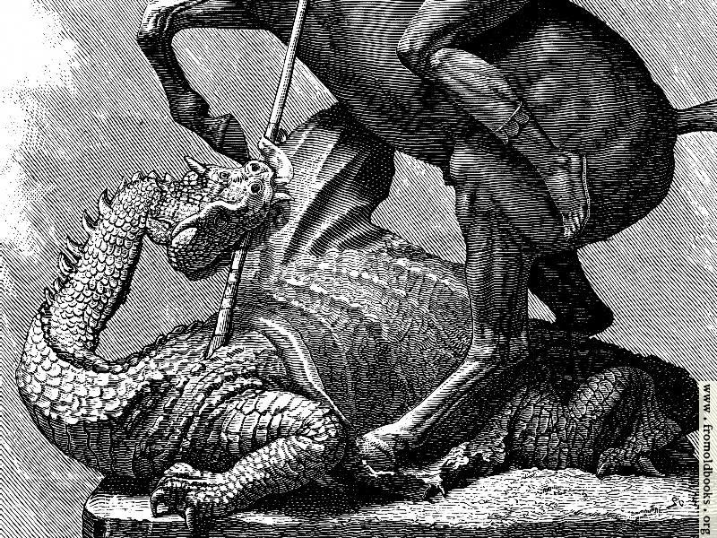 [Picture: St. George and the Dragon [detail]]