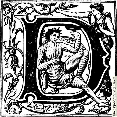 [Picture: Initial Capital Letter “D” with Bacchus]