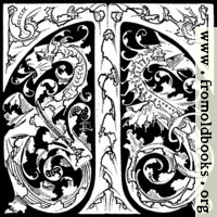 [picture: Decorative Initial T With Dragons (Borderless Version)]