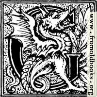 [picture: Initial letter ``G'' with a dragon]