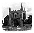[Picture: Gate of St John’s Abbey, Colchester]