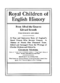 [Picture: Title Page from Royal Children of English History]