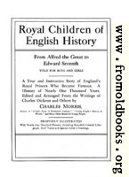 Title Page from Royal Children of English History