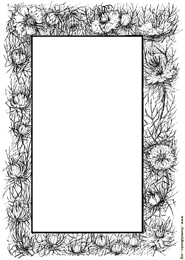 [Picture: Border of flowers and thorns]
